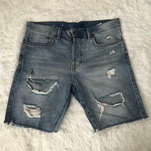 American eagle mens jean shorts